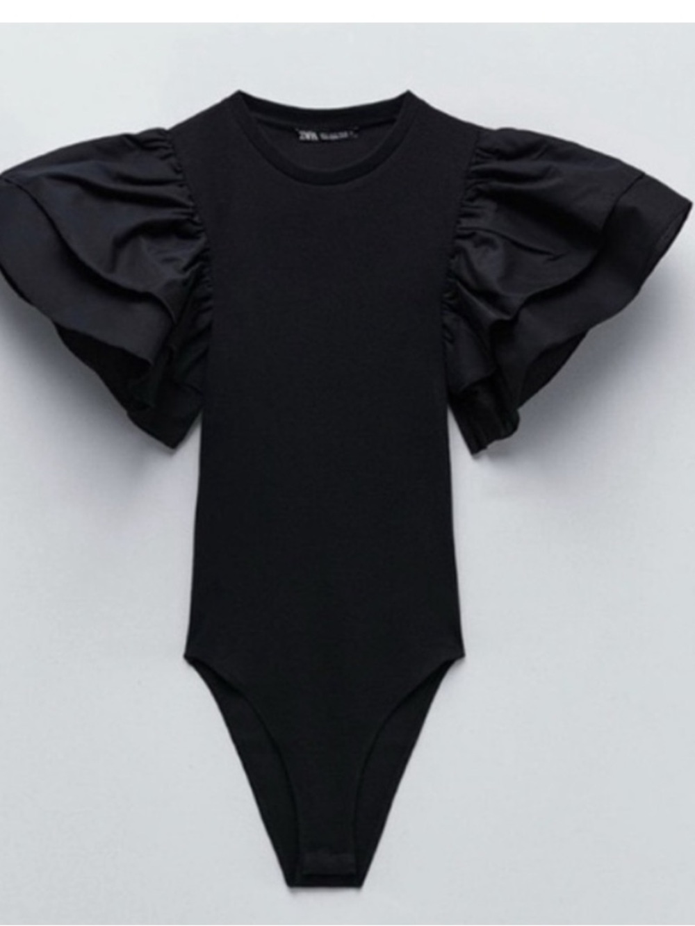 Ladies Ruffle sleeve bodysuit